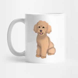 Apricot Toy Poodle Dog Mug